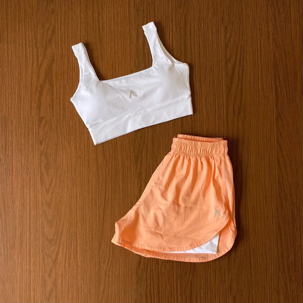 Conjunto Advance ( Top com bojo + Short Duplo )