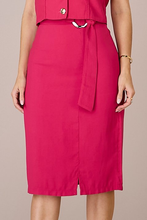 Conjunto Coletinho Alfaiataria e Saia Lápis Telma Tata Martello