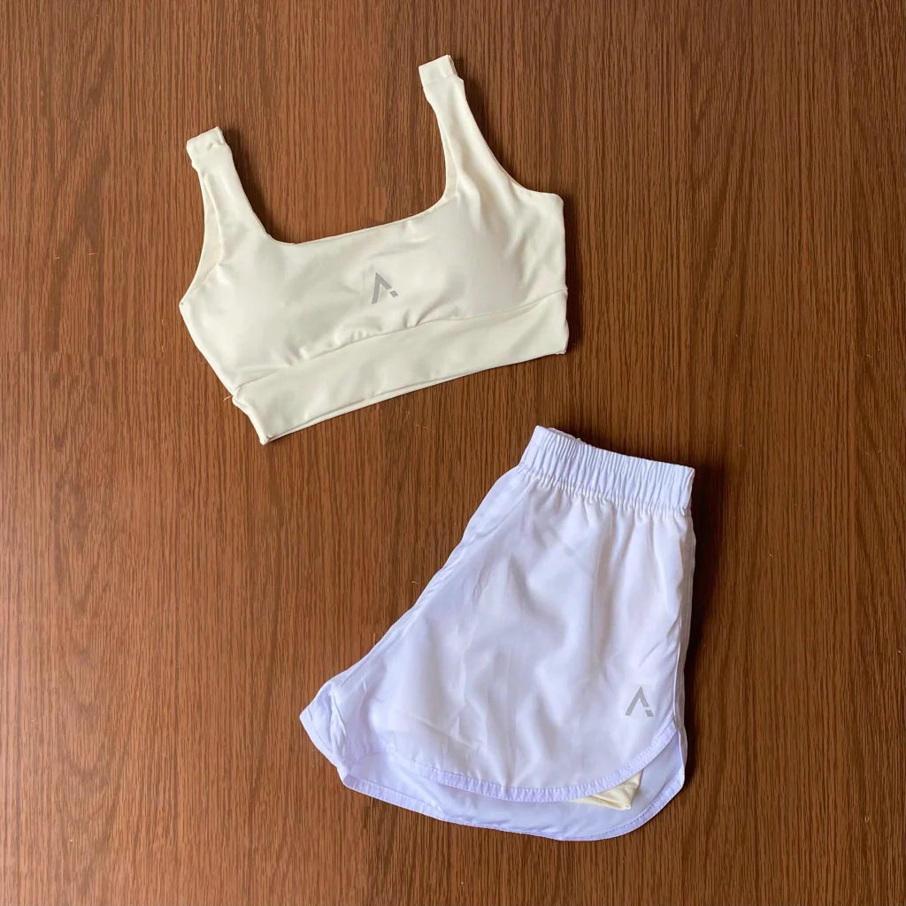 Conjunto Advance ( Top com bojo + Short Duplo )